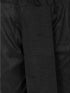 Men's Black Cotton Silk Blend Dhoti